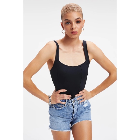Good American Tops - Good American Scuba Contour Bodysuit Size 3 (Large)